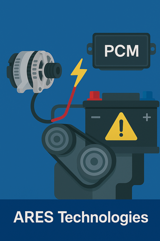 Alternator not charging due to PCM failure – ARES Technologies.