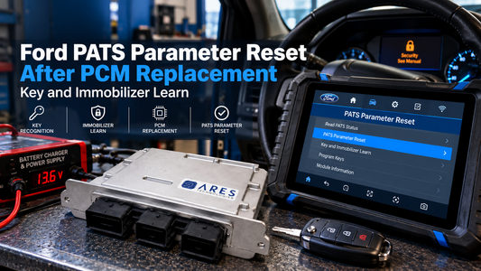 Ford PATS Parameter Reset After PCM Replacement – Key and Immobilizer Learn